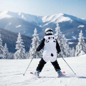 Panda - Onesie Kigurumi guziki