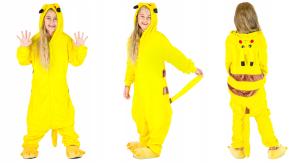 Pikachu Onesie na guziki