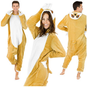 Kigurumi Onesie – kostium/piżama jednoczęściowa unisex Leniwiec